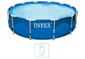 INTEX METAL FRAME POOLS Schwimmbecken 366 x 76 cm 28212GN