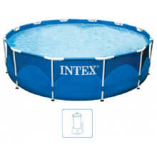 INTEX METAL FRAME POOLS Schwimmbad 366 x 76 cm 28212GN
