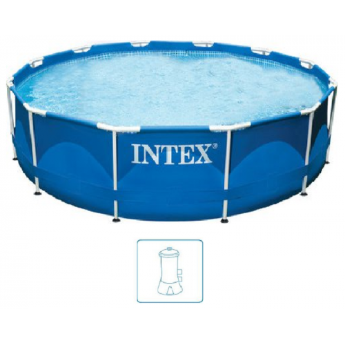 INTEX METAL FRAME POOLS Schwimmbecken 366 x 76 cm 28212NP