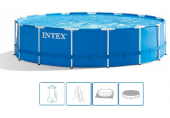 INTEX METAL FRAME POOLS Schwimmbecken 457 x 122 cm filterpumpe 28242NP