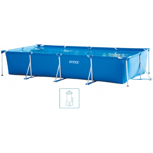 INTEX SMALL FRAME POOLS Schwimmbecken 450 x 220 x 84 filterpumpe 28274NP