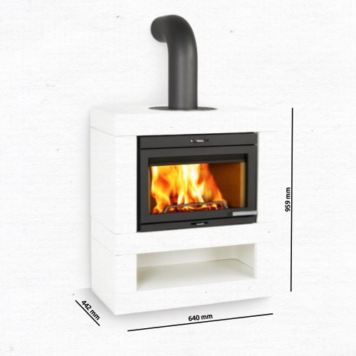 Jotul FS 44 Kamin-Umbau I-400 CB, 30043683+30036831
