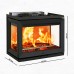 Jotul I 520 FRL CB Kamineinsatz - Glas vorne, rechts und links, Schwarzer Lack 30044746