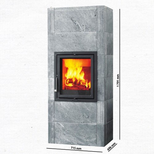 Jotul S 350 Kamin-Umbau mit Kamineinsatz I 350 CB, 30046284+350799