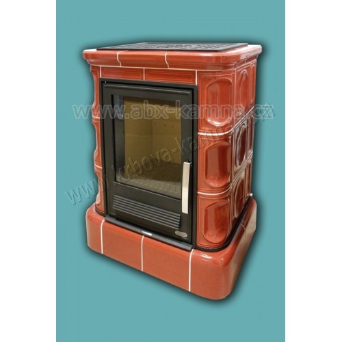 ABX MARINA K, Kachelofen mit kombi Einsatz, picasso 3012PIZ