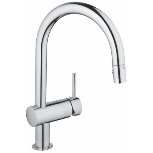 GROHE Minta Ein­hand-Spül­tisch­bat­te­rie, DN 15 chrom 32321000