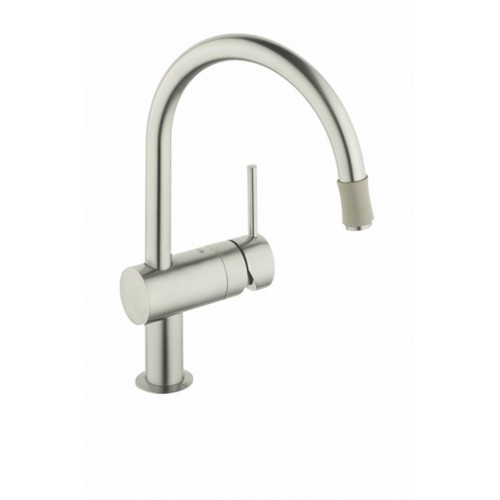 GROHE Minta Einhand-Spültischbatterie, DN 15 supersteel 32918DC0