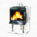 Jotul I 80 RH Kamineinsatz Panorama, Schwarzer Lack 341242