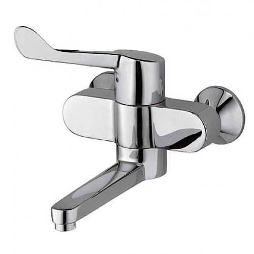 KLUDI Medi Care Wand-Einhebel-Waschtischmischer mit Klinic-Armhebel 349200524