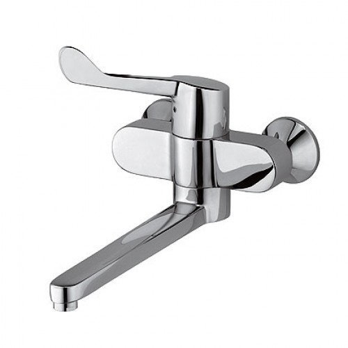 KLUDI Medi Care Wand-Einhebel-Waschtischmischer mit Klinic-Armhebel 349240524
