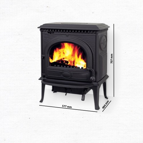 Jotul F 3 CB Kaminofen, Schwarzer Lack 350329