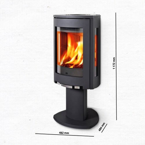 Jotul F 373 C Kaminofen, Schwarzer Lack 350972+350974