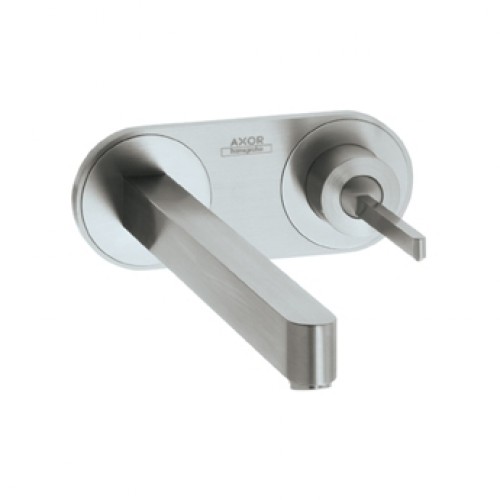 Hansgrohe AXOR STEEL Einhebel-Waschtischmischer edelstahl 35112800