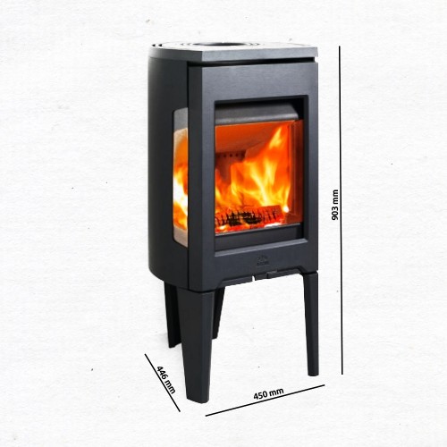 Jotul F 163 CB Kaminofen Schwarzer Lack 351238