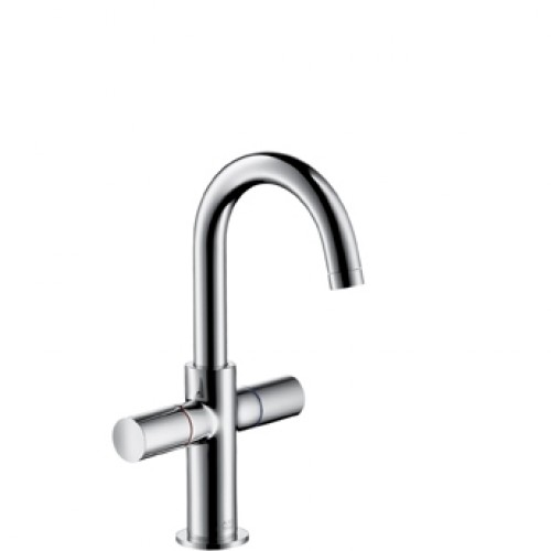 Hansgrohe Axor Uno2 2-Griff-Waschtischarmatur 170, mit Schwenkauslauf, für Handwaschbecken