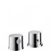 Hansgrohe Axor Uno2 2-Loch Wannerandthermostat chrom 38480000