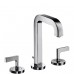 Hansgrohe Axor Citterio 3-Loch Waschtischarmatur mit kurzem Auslauf 39135000