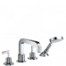 Hansgrohe Axor Citterio 4-Loch Wannenrandarmatur mit Hebelgriffen 39446000