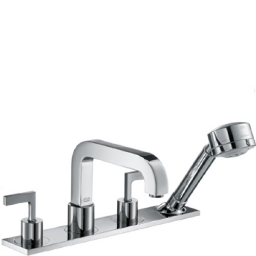 Hansgrohe Axor Citterio 4-Loch Fliesenrandarmatur mit Hebelgriffen 39456000