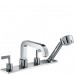 Hansgrohe Axor Citterio 4-Loch Fliesenrandarmatur mit Hebelgriffen 39456000