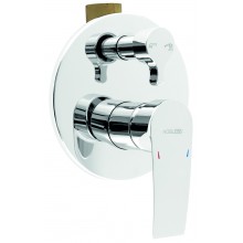 NOVASERVIS NOBLESS HEDA Wannen-Duscharmatur mit Umschalter, Chrom 40050R,0