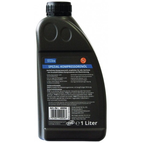 GÜDE Kompressorenöl 1 ltr. 40056