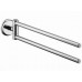 Hansgrohe Logis Classic Handtuchhalter, zweiarmig chrom 41612000
