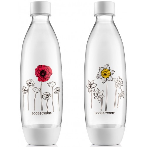 SODASTREAM Flasche FUSE 2 x 1l Blumen im Winter