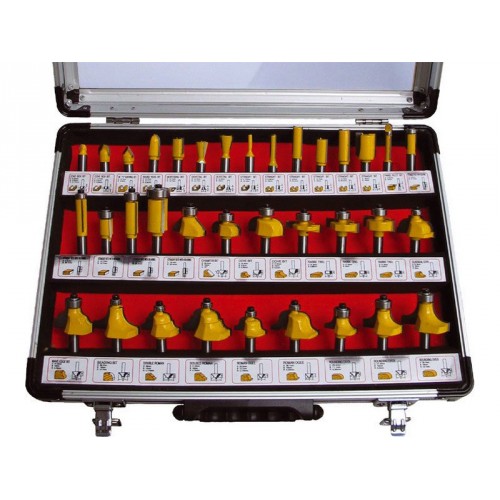 Extol Premium Formfräser für Holz mit HM-Platten, Set 35 Stück, 44040 Extol Premium Formfräser für Holz mit HM-Platten, Set 35 Stück, 44040