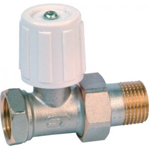 GEOS Heizkörperventil mit Doppelsteuerung, gerade, 3/8" (DN10), 1260D, 4522381 GEOS Heizkörperventil mit Doppelsteuerung, gerade, 3/8" (DN10), 1260D, 4522381