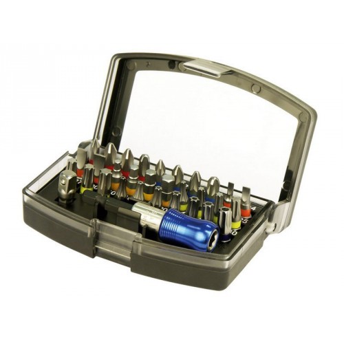 KITO Bit-Set, 1/4" × 25 mm, S2, 32 Stk. 4830500 KITO Bit-Set, 1/4" × 25 mm, S2, 32 Stk. 4830500