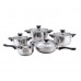 BANQUET 9-teililges Edelstahl-Kochgeschirr Magnis 48HF126509MA