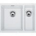 BLANCO SUBLINE 340/160-U Silgranit weiss 513790