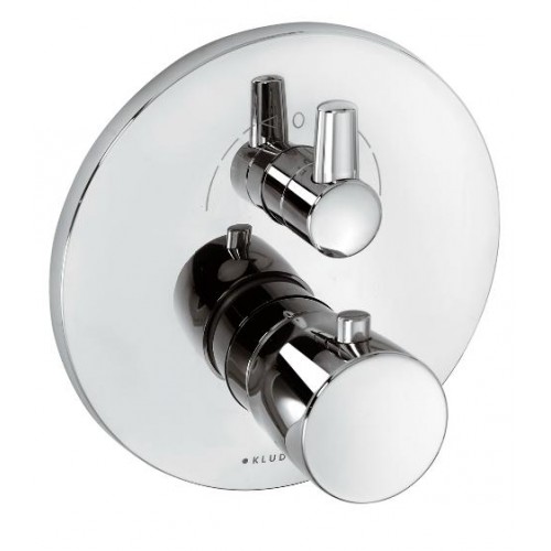 KLUDI BALANCE Unterputz-ThermostatarmatuFeinbau-Set m.Absperr- und Umstellventil, 52830057