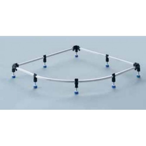 Kaldewei Duschwannen-Fuss-Rahmen FR 5300 100 x100 cm für Arrondo 530000170000