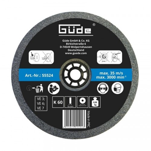 GÜDE Schleifscheibe K 60 125 mm für GDS 125 55524