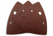 GÜDE Delta-Klett-Schleifpapier-Set 6-tlg. 93x93mm mit Körnung K100 K120 und K180 58196