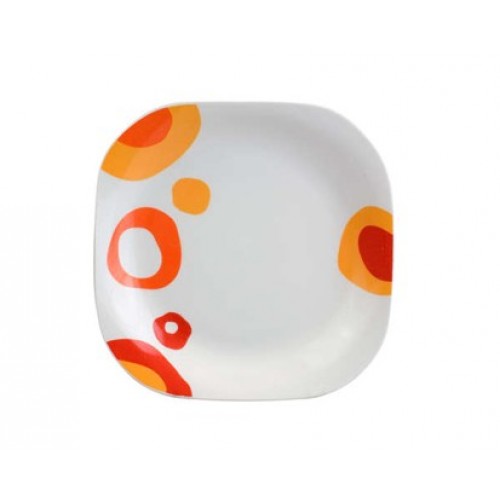 BANQUET Desserteller square 20,5cm RED BUBBLE 60113709R