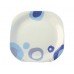 BANQUET Desserteller square 20,5cm BLUE BUBBLE 60113729B