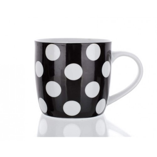 BANQUET Tasse schwarz mir Punkten 60JG004