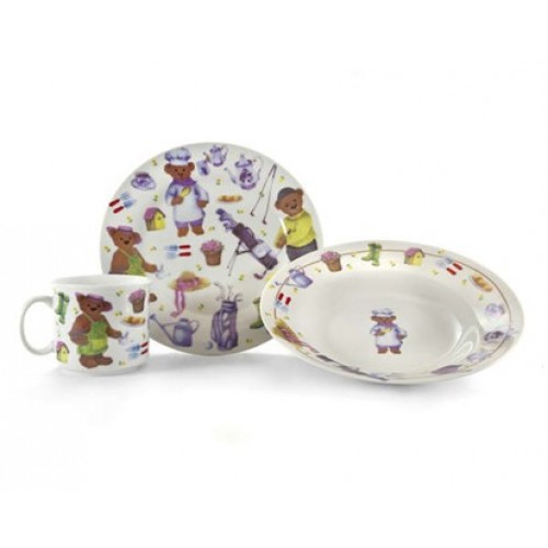 BANQUET Kindertafel Set Teddy 3 St. 60YDDS03A BANQUET Kindertafel Set Teddy 3 St. 60YDDS03A