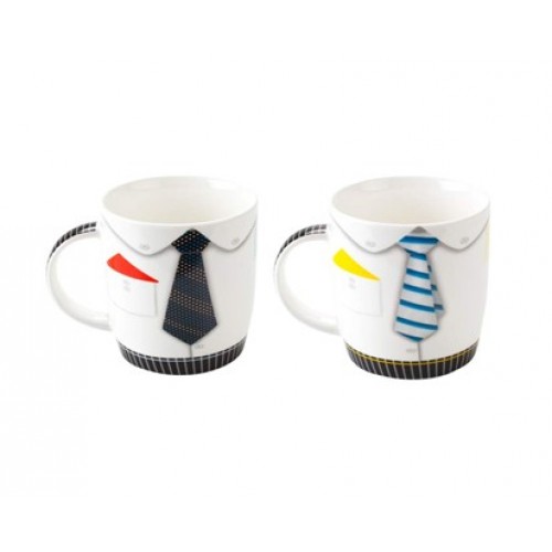 BANQUET Tasse Krawatte assorted keramik 60ZPX7273