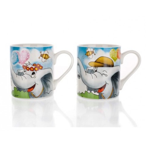 BANQUET Kindertasse Elefantenchen, 260 ml keramik 60ZPX8706 BANQUET Kindertasse Elefantenchen, 260 ml keramik 60ZPX8706
