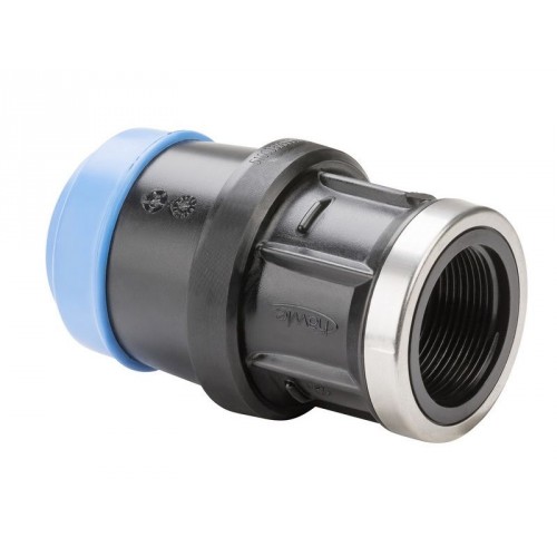 Hawle Übergangs-Schiebefitting ISO 6220, Innengewinde, POM, 40 mm × 5/4" 62200400541