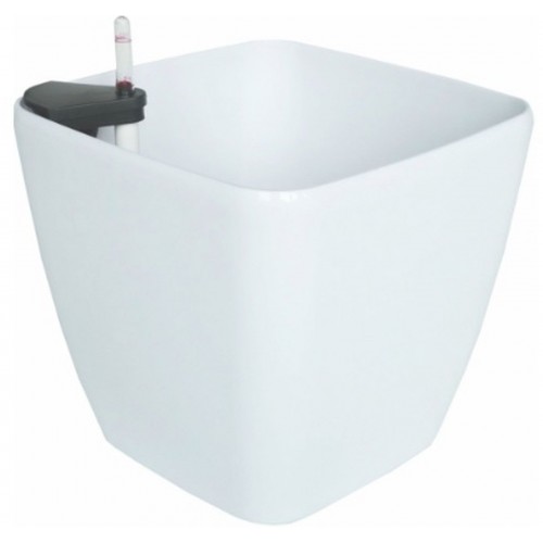 G21 Blumentopf mit Wasserspeicher Cube maxi weiß 45 cm 6392420 G21 Blumentopf mit Wasserspeicher Cube maxi weiß 45 cm 6392420