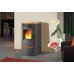 EDILKAMIN SEVEN Pellet-Kaminofen, Lederfarbe, 640590