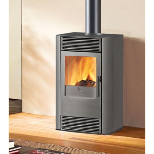 EDILKAMIN DISCO Holz-Kaminofen, luftführend, grau, 641800 EDILKAMIN DISCO Holz-Kaminofen, luftführend, grau, 641800