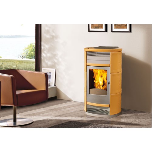 EDILKAMIN PRESTIGE Pellet-Kaminofen, ambra, 648150