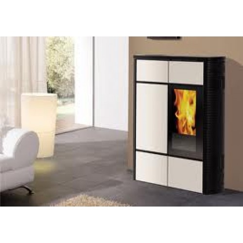 Edilkamin Nancy Pelletofen 670900 creme-weiß