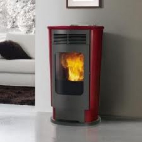 Edilkamin Logo Pelletofen bordeaux 678860 Edilkamin Logo Pelletofen bordeaux 678860